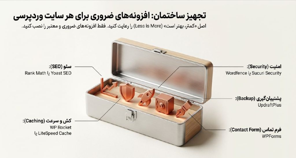 افزونه های ضروری در مراحل طراحی سایت با وردپرس