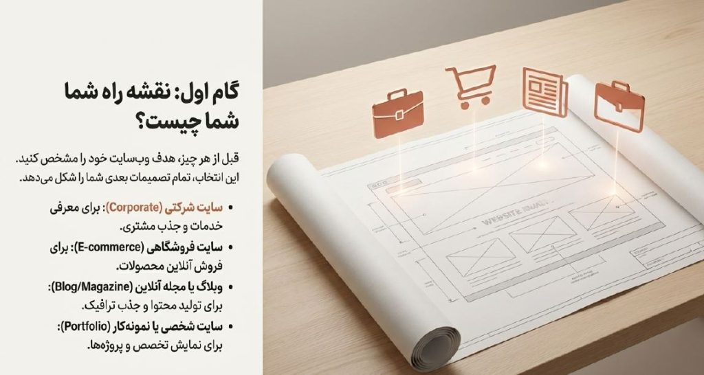گام اول طراحی سایت ورد پرسی